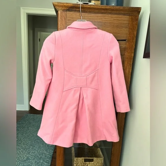Kate Spade New York Girls Coat Pink Bow Coat